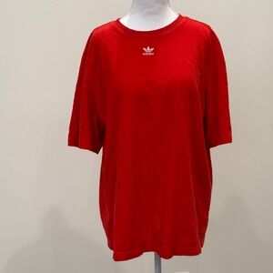 Adidas Men's Bold Red Short Sleeve Tee